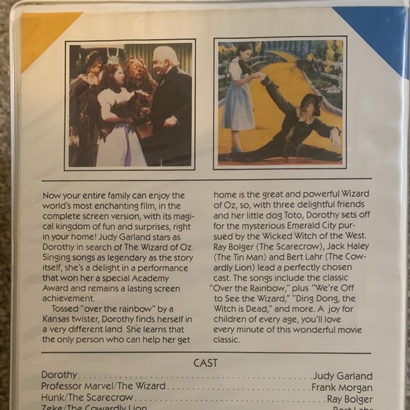 The Wizard of Oz Rare VHS (1985) MGM - Picture 4 of 9